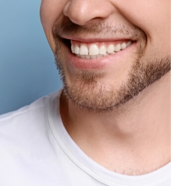 Close up of man with short beard smiling