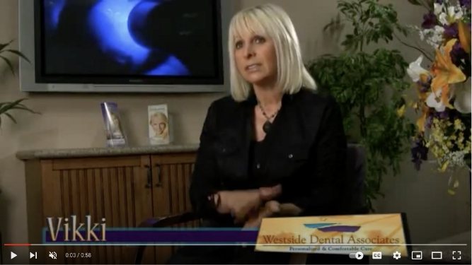 Los Angeles dental patient Vikki talking about her dental visit