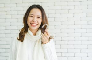 woman happy with Invisalign in Los Angeles